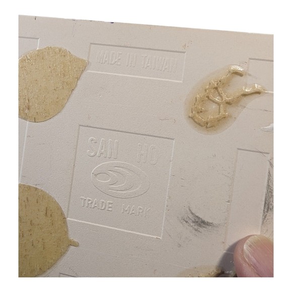 VTG Farm Animal Ceramic Tile Trivet Pig Country Calico 1970s Coaster Spoon Rest - Picture 2 of 6